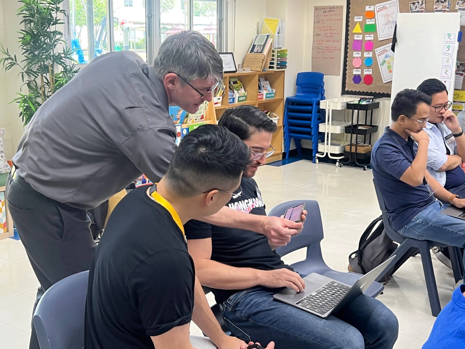 Interactive computing and narrative workshop at Harrow Bangkok