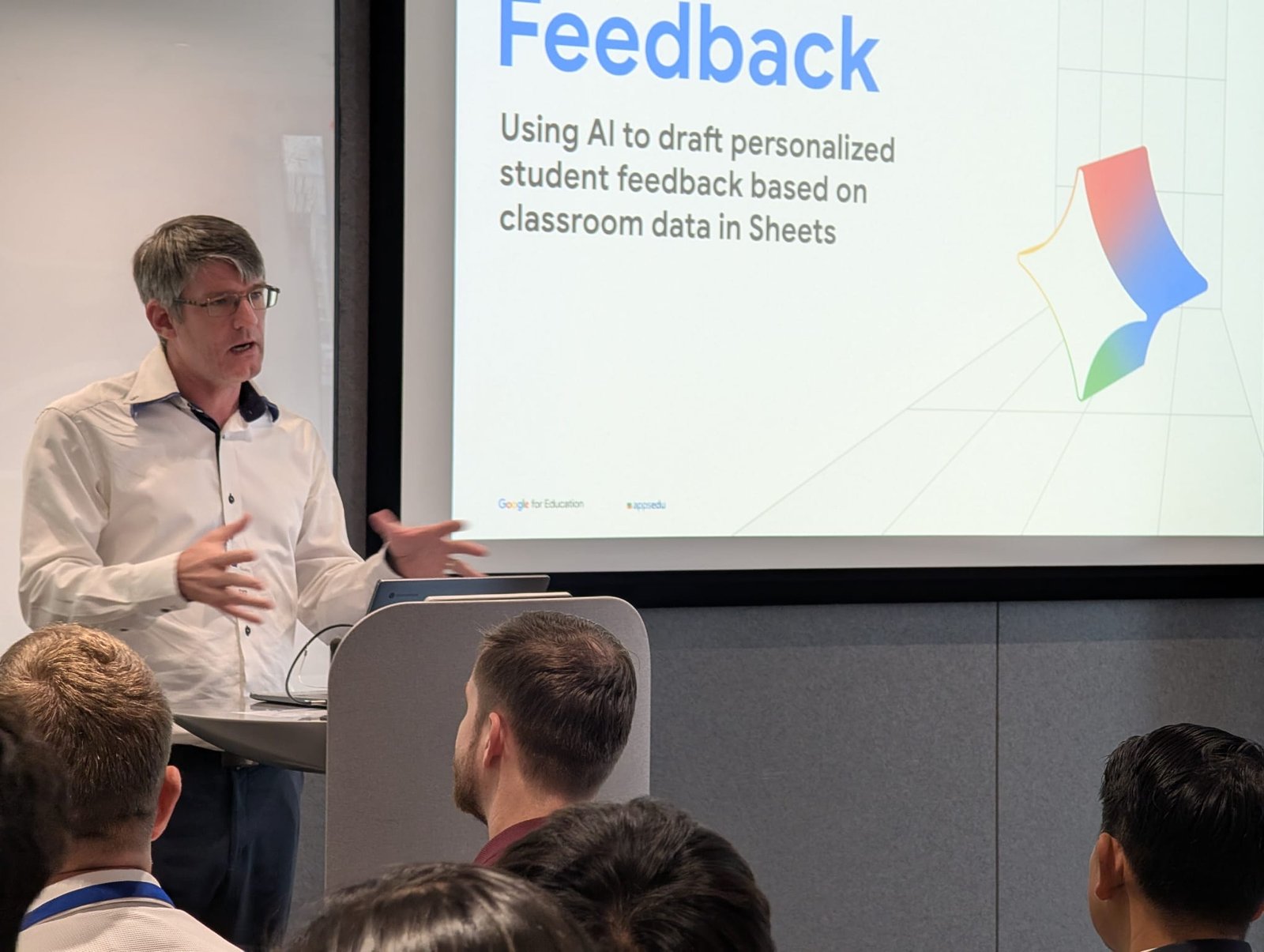 Sethi presenting at Google Bangkok HQ