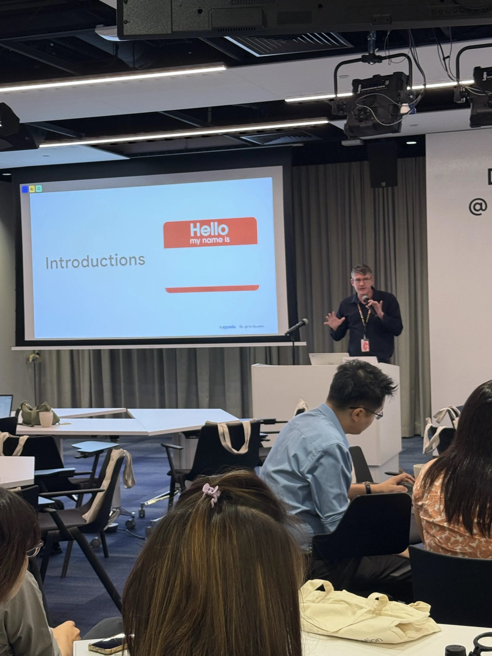 Interactive school leadership session at Google Singapore