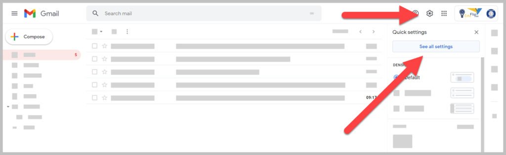Gmail settings