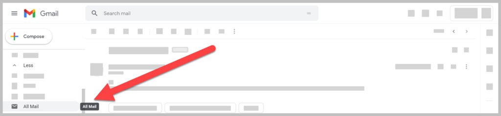 All mail in Gmail