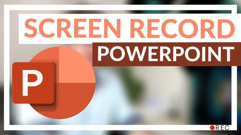 How to quickly screen record in Microsoft PowerPoint