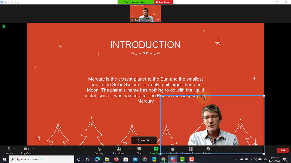 PowerPoint as your Virtual Background in Zoom?
