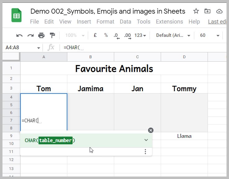 Type your formular into the cell