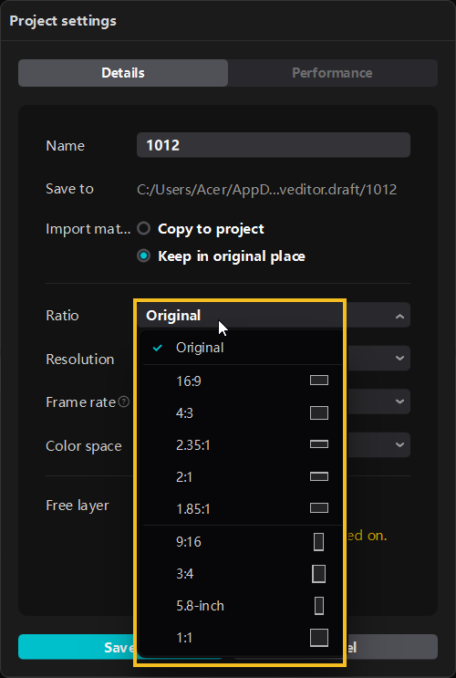 Ratio Options