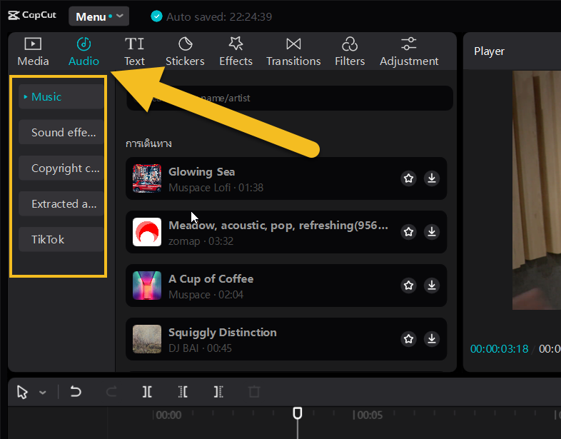 Audio and Music in CapCut