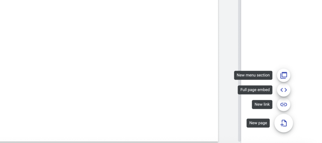 Google Sites Full Page Embed screenshot